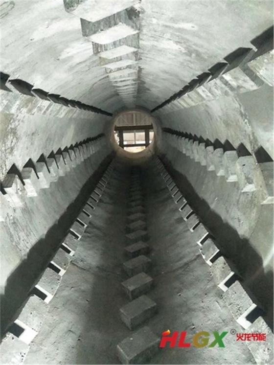 回转窑浇注料内衬施工