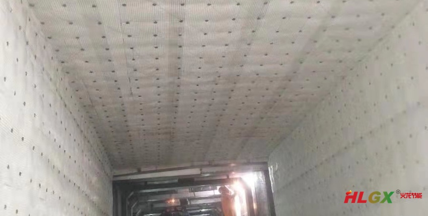 内蒙碳素焙烧隧道窑保温工程